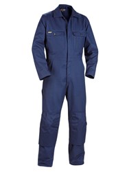 Boiler suit with knee pockets