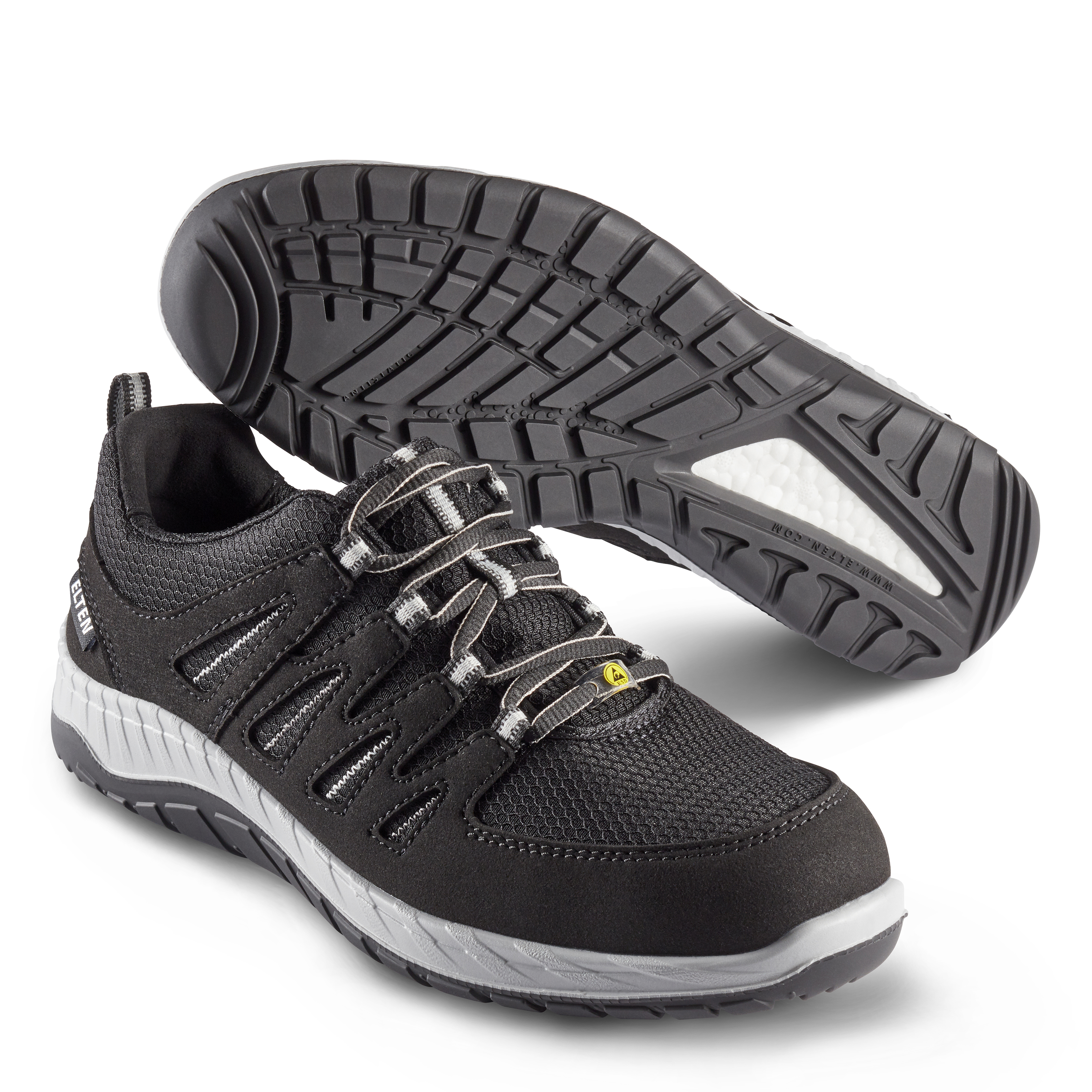 Maddox Black-Grey Low Safety shoe