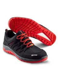 Maddox Black-Red Low Safety shoe