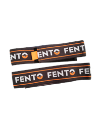 Elastic straps for knee pads