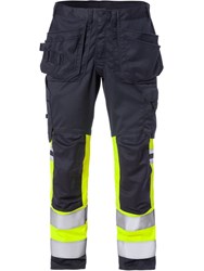 Flamestat high vis stretch craftsman trousers class 1 2163 ATHF