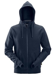 Hoodie with long zip