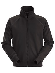 Sweat jacket with zipper