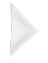 Hvidt lommetørklæde