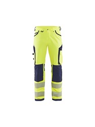 High vis pants 4-way stretch without seam pockets