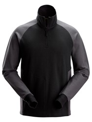 Two-Coloured Half-Zip Sweatshirt