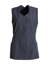 LADIES VEST CROSS NECK 4-WAY