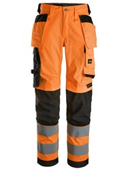 High-Vis Class 2 Women's Stretch Trousers Holster Pockets